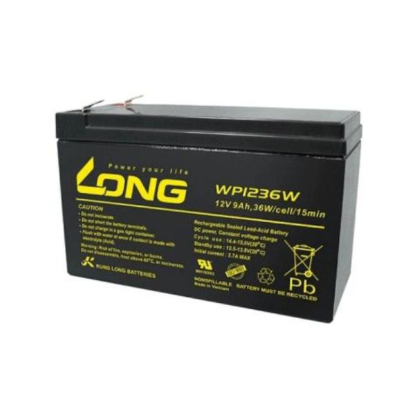 ẮC QUY KÍN KHÍ (VRLA AGM) LONG 12V-36WPC-1.6VPC-15Min, WP1236W, F2